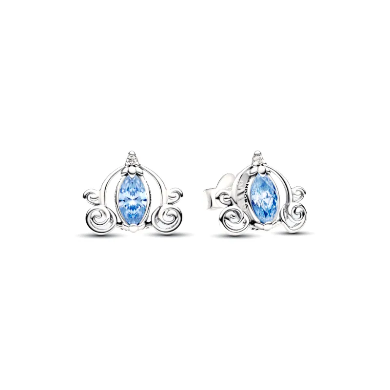 Pandora Stud Earrings Women's Blue-0