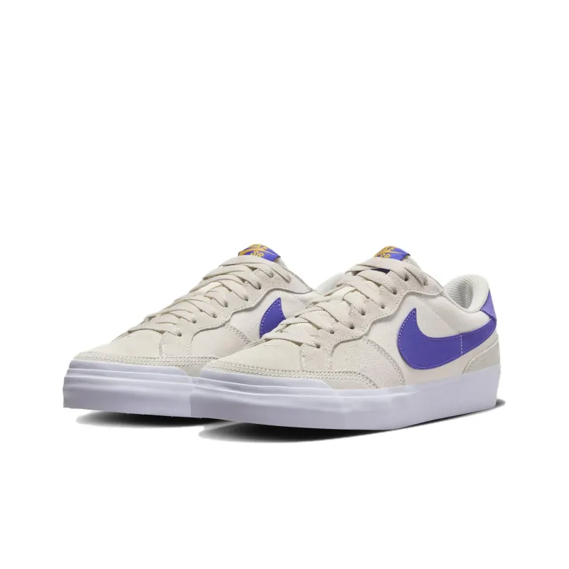 Nike SB Zoom Pogo Plus Durable Breathable Low-Top Skateboard Shoes Women's Beige Blue-2