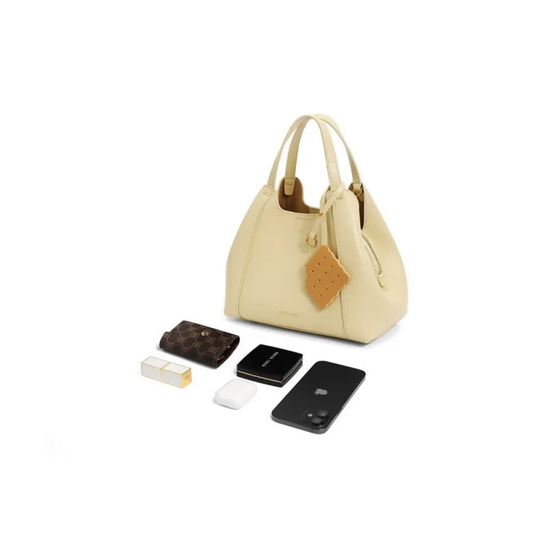 BELLE Cow Leather Crossbody Bag Regular Women's Solid Color Plain-8