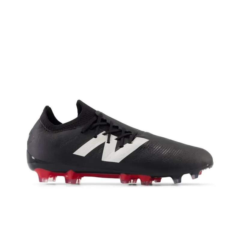 New Balance Furon V7 + Destroy HG B75 Cushioning Wear Resistant Soccer Shoes Unisex Black Red-1
