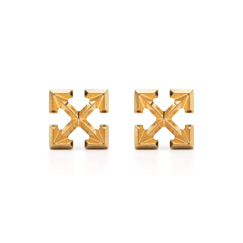 OFF WHITE Big Arrow Earrings-0