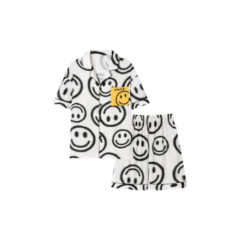 Follow The United States Pajama Set Men's White