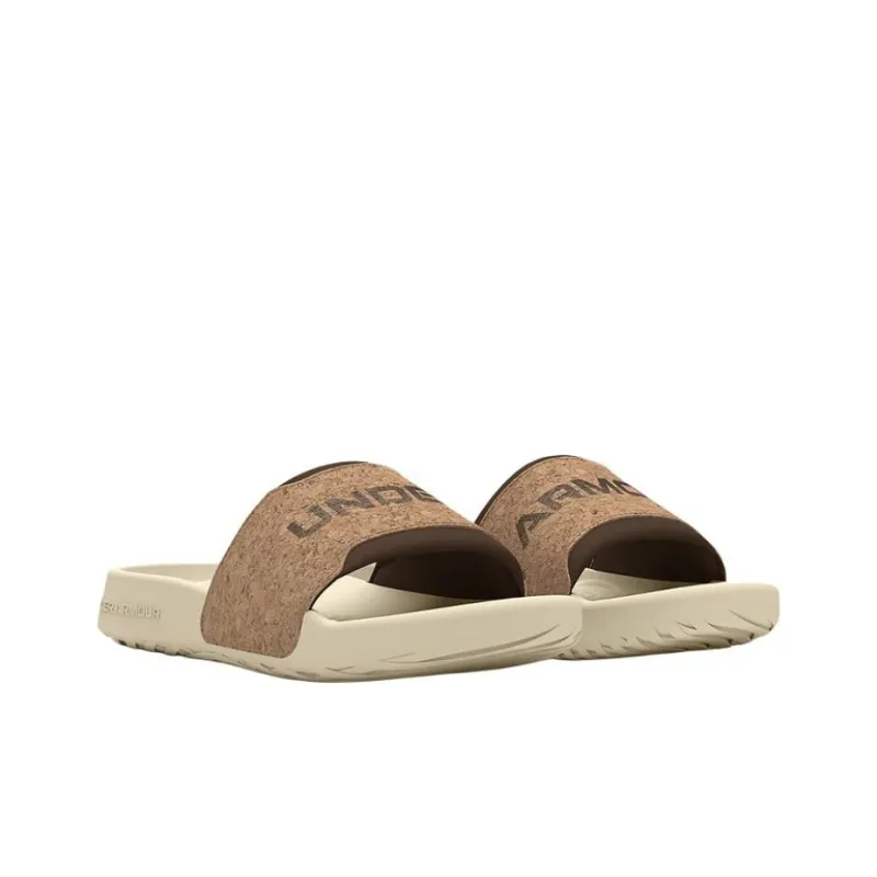 Under Armour Ignite Select Cork Slides 'Brown'-2