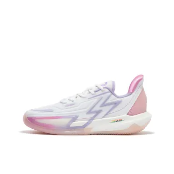 361° BIG3 4.0 Quick Pro Basketball Shoes Men Low Top 361 Degrees White/Digital Lavender