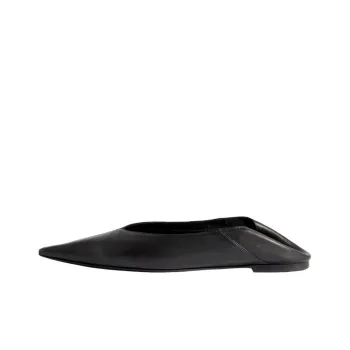 SAINT LAURENT Pointed Toe Slip On Flat Shoes Women's