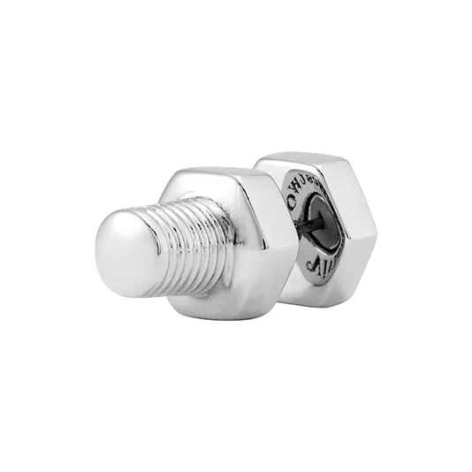 Vivienne Westwood Brass Stud Earrings Men's Silver-2