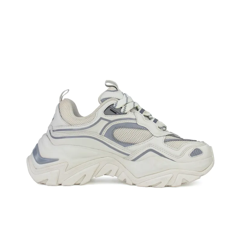 STANAIR Chunky Sneakers Women's Low Top Gray/White/Pink-7