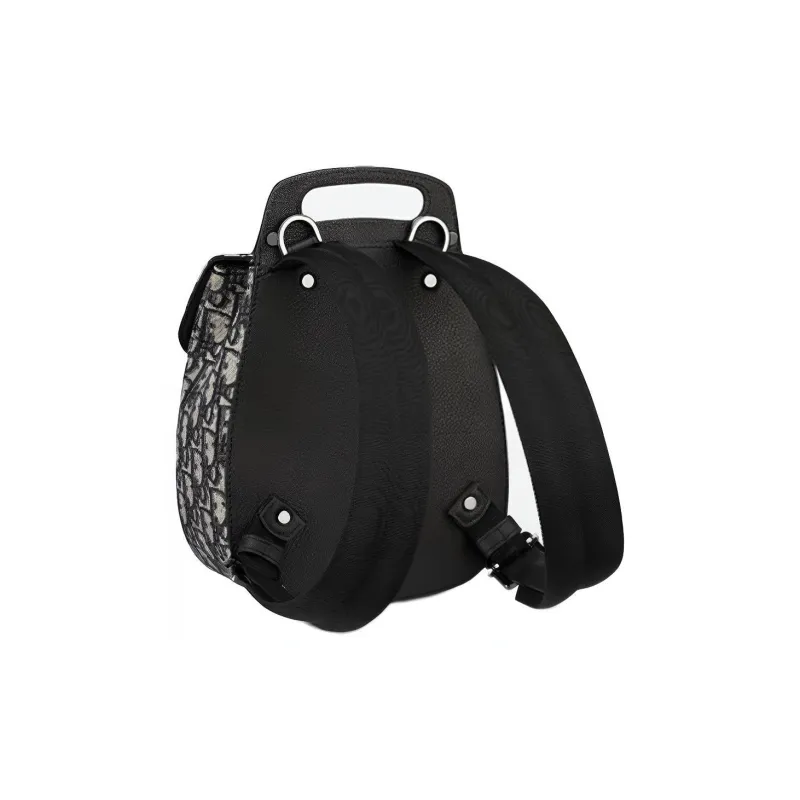 DIOR Canvas Backpack Mini Men's Blue-3