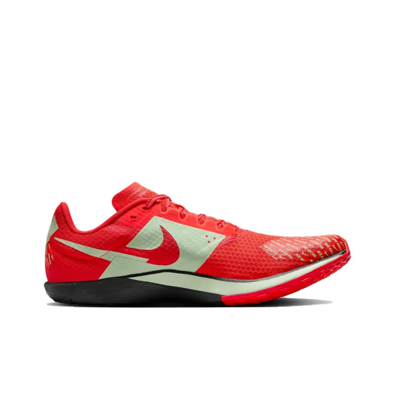 Nike Zoom Rival Waffle 6 Cushioning Wear Resistant Low Top Running Shoes Unisex Red Green-1