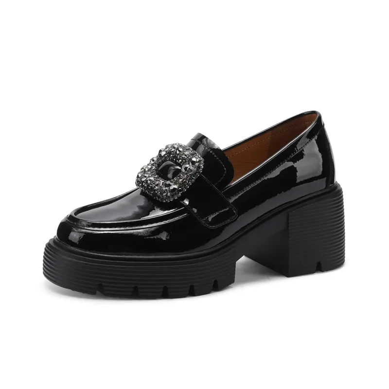 FMM Loafers 6.5cm Women's Black-0