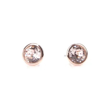 GIVENCHY Faux Crystal Stud Earrings Women's Rose Gold
