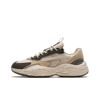 Anta Cushioning, Wear Resistant Low Top Casual Shoes Men's Brown Black