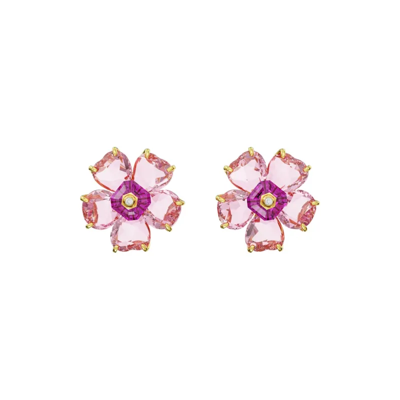 Swarovski Florere Faux Crystal Stud Earrings Women's-0