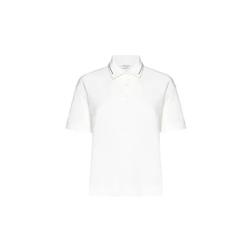 Brunello Cucinelli Polo Shirts Women's White