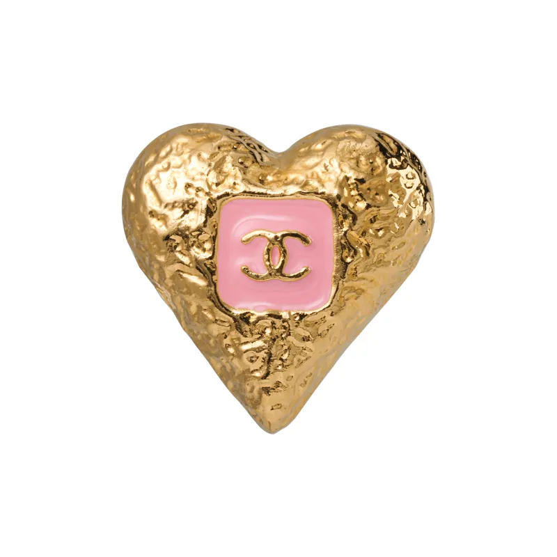 CHANEL Metal Stud Earrings Women's-1