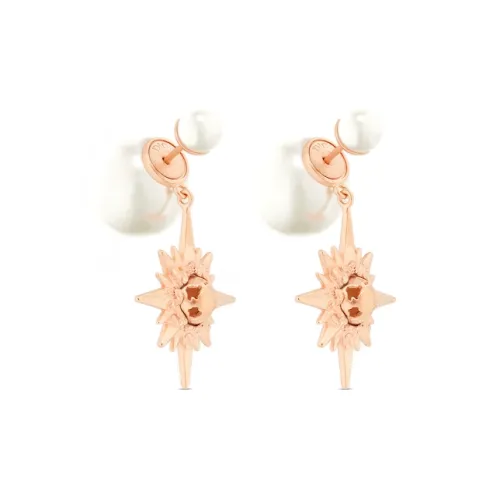 DIOR Stud Earrings Women's Pink