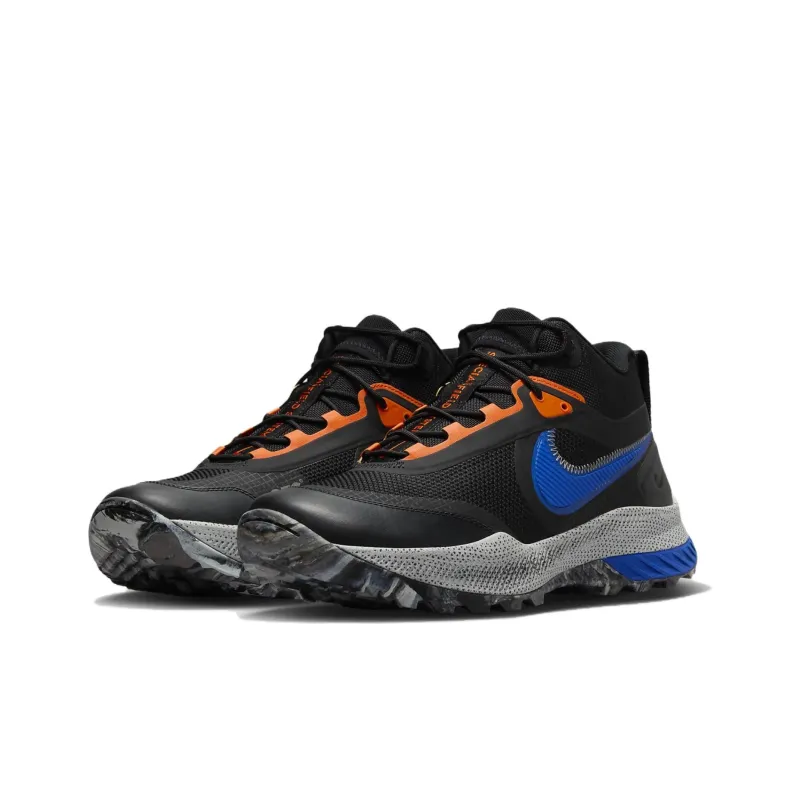 Nike React SFB Carbon Slip Resistant Low Top Mountaineering Hiking Shoes Men's Black Orange Blue-2