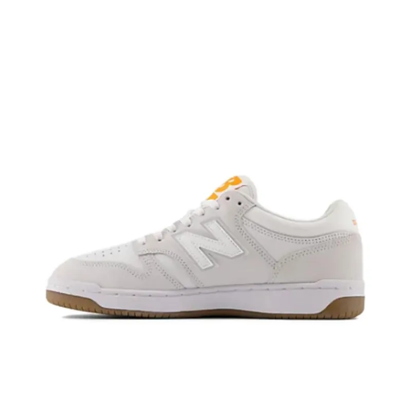 New Balance NB 480 Anti Slip Wear Resistant Low Top Skateboard Shoes Unisex Beige-0