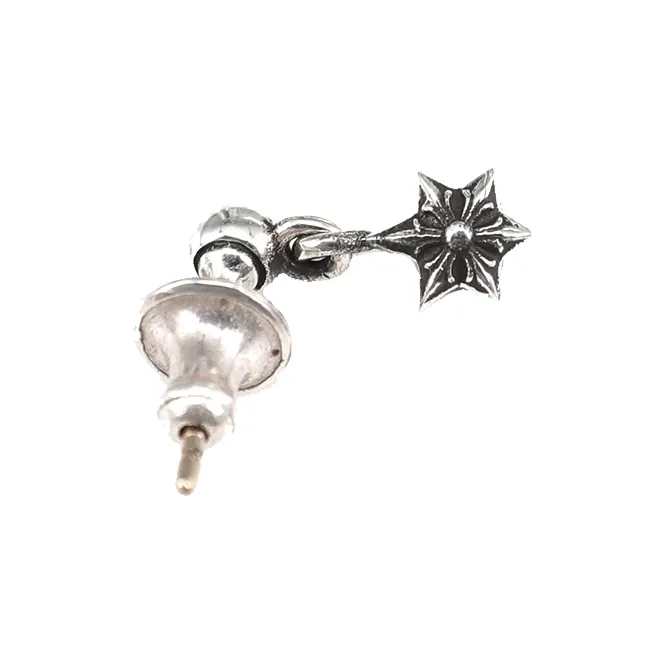 Chrome Hearts 925 Sterling Silver Stud Earrings Unisex-2