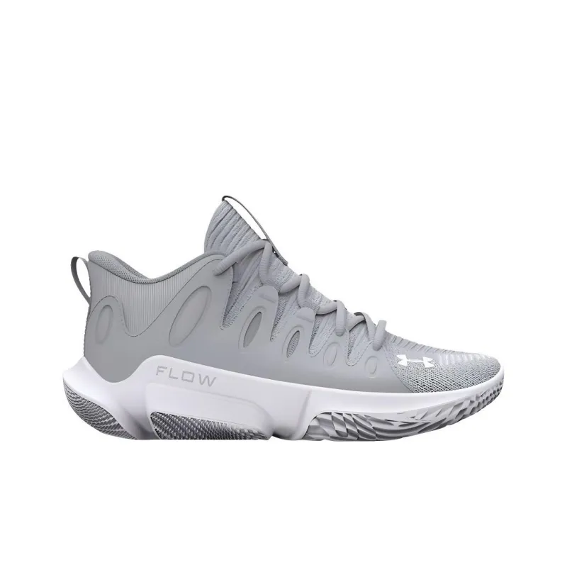 Under Armour Flow Breakthru Shock Absorbers With Slip Resistant Features Low Top Basketball Shoes Women's Gray-1