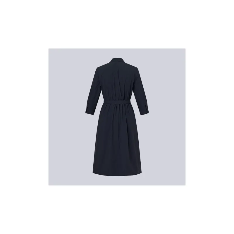 HAZZYS Long Sleeved Dresses Women's Navy Blue-1