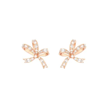 Swarovski Hyperbola Bow Stud Earrings
