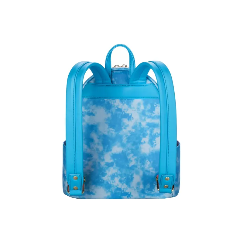 Disney Polyurethane Backpack Mini Unisex Blue-1