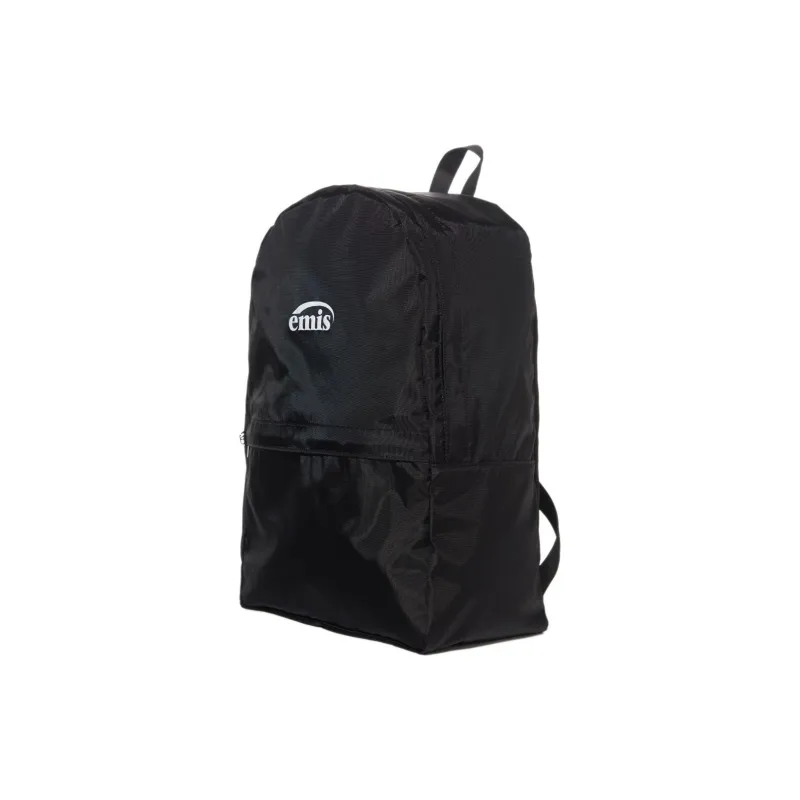 Emis Nylon Backpack Large Size Men's Black-1
