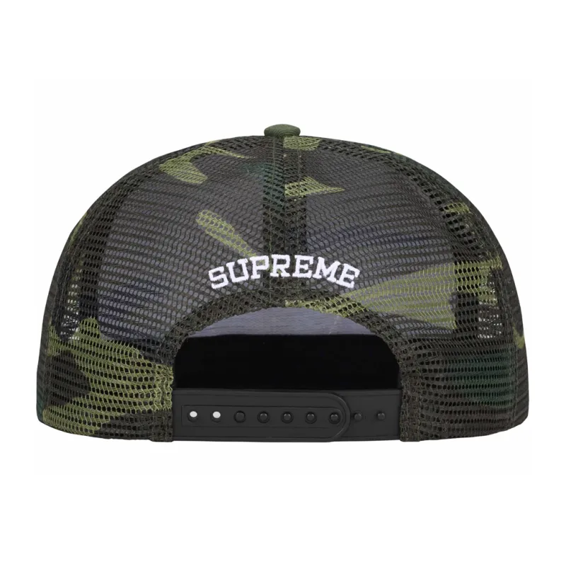 Supreme Black Cat Mesh Back 5 Panel-1