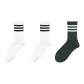 3-Pack, White X2+Green