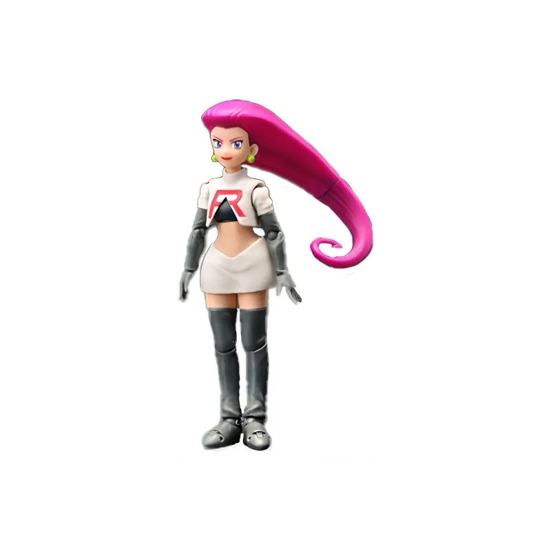 BANDAI Pokemon Bandai SHF Pokémon Team Rocket Action Figure Scale Figures 14cm/6cm-1