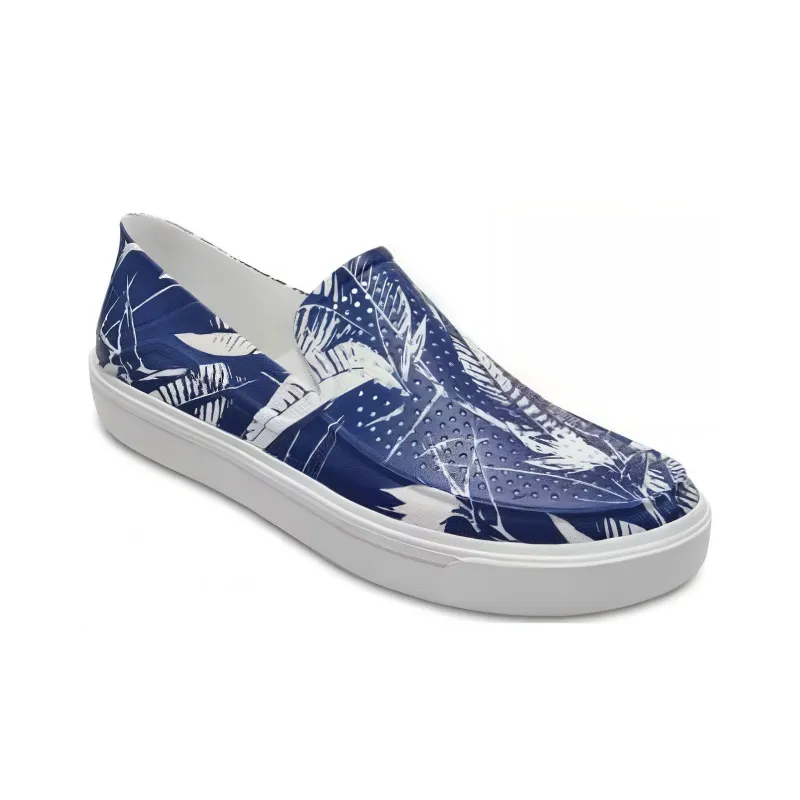 Crocs Roca Tropical Sneakers 'Blue White'-2