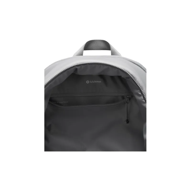Lululemon Wunder Puff Series Nylon Backpack Unisex Rhinoceros Gray-3