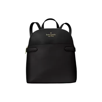 Kate Spade Staci Saffiano Leather Backpack Women's Black