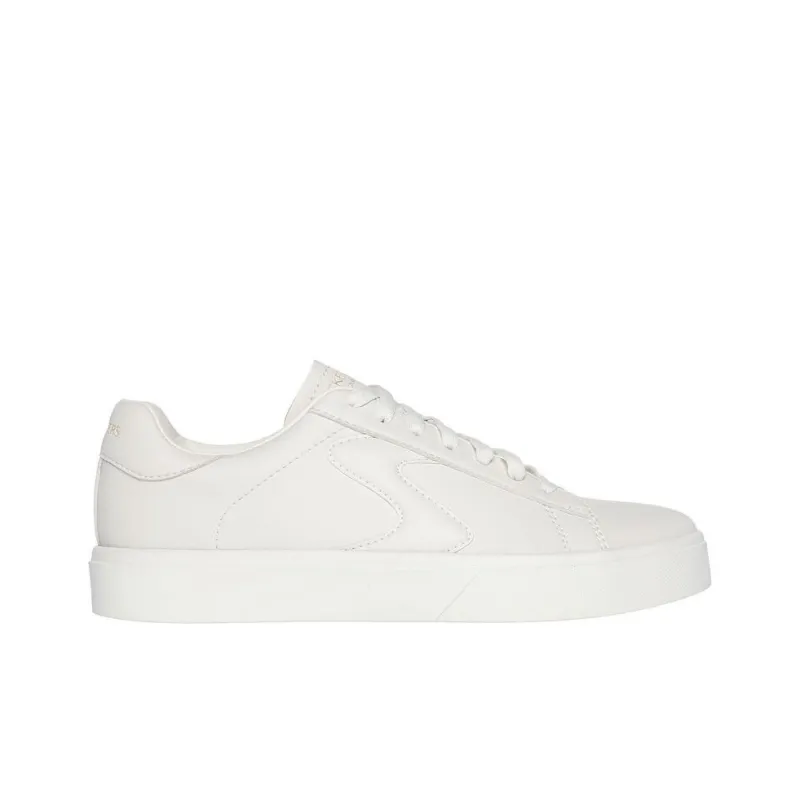 Skechers Anti Slip Wear Resistant Low Top Skateboard Shoes Women's White-1