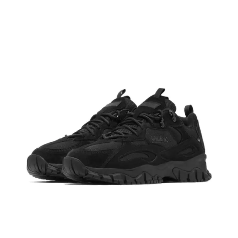 FILA Twine Ma Low Top Casual Shoes Unisex Black-4