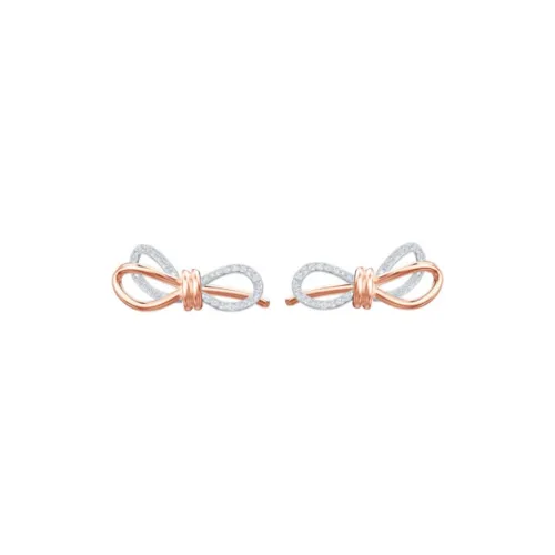 Swarovski Lifelong Bow Stud Earrings Women's