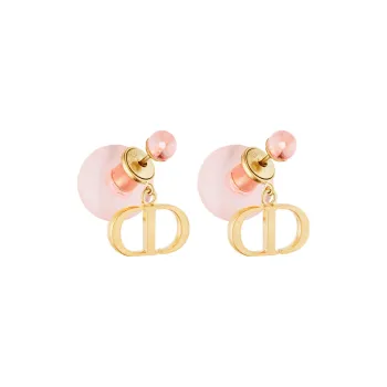 DIOR Metal Stud Earrings Women's
