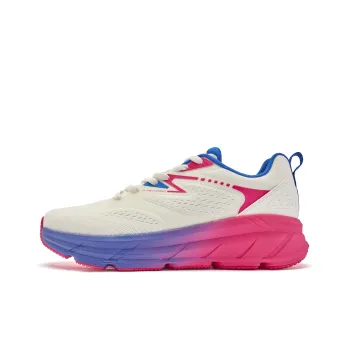 QIAODAN Omiya Running Shoes Men Low-Top Ivory/Flying Shadow Pink
