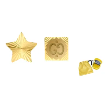 GUCCI Stud Earrings Women's Gold
