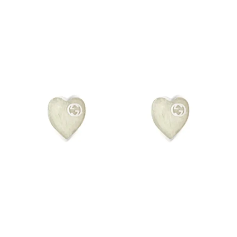 GUCCI Sterling Silver Stud Earrings Women's Silver-0