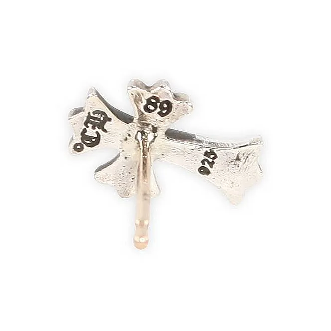 Chrome Hearts 925 Sterling Silver Stud Earrings Men's Silver-2