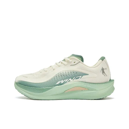 QIAODAN Strong Winds 2.0 Running Shoes Men Low-Top Ivory/Jade Green