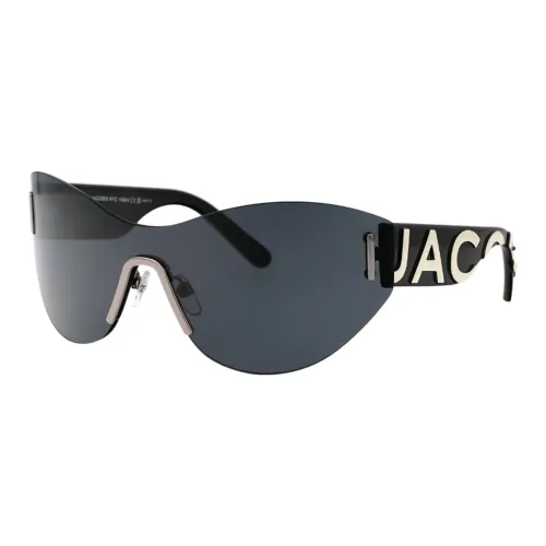 MARC JACOBS Logo embossed Shield frame Sunglasses