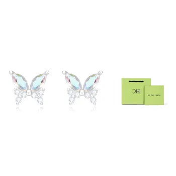 CARLHEIM S925 Silver/Alloy Stud Earrings Women's