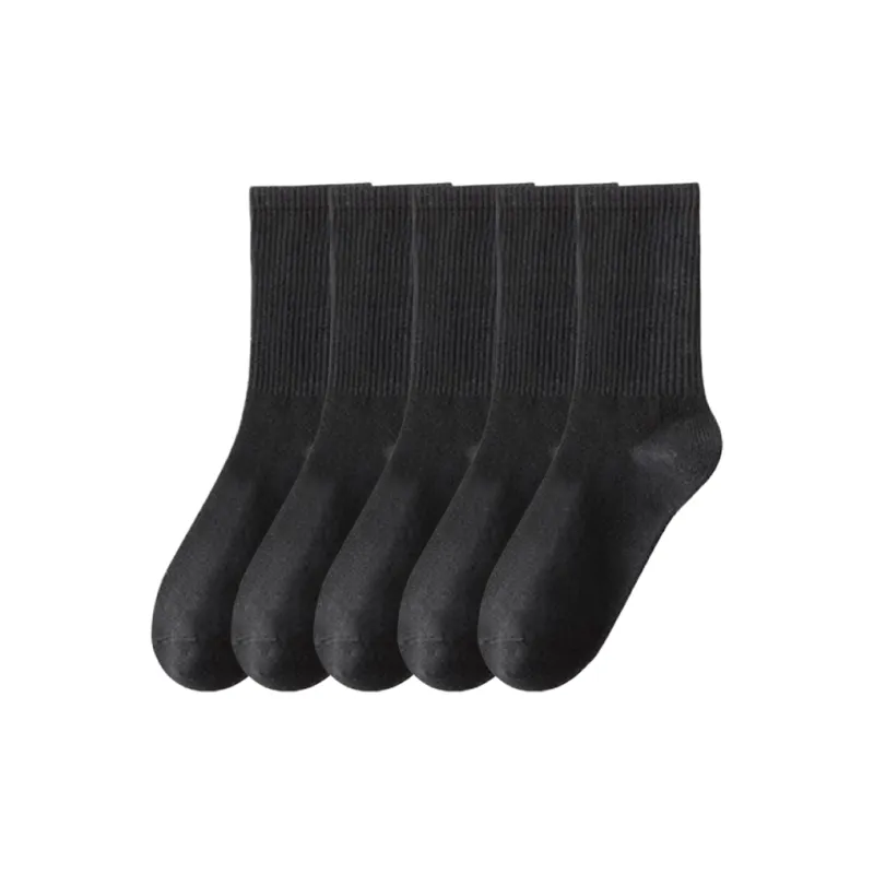 YUZHAOLIN Mid Calf Socks Men's 5 Pack-1