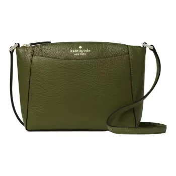 Kate Spade Pebbled Leather Shoulder Bag, Crossbody Bag Women's Magic Green