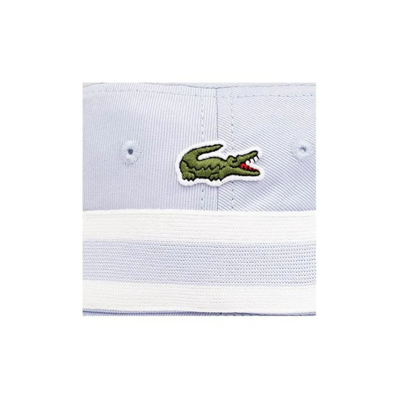 LACOSTE Cotton Bucket Hats Women's Blue-2
