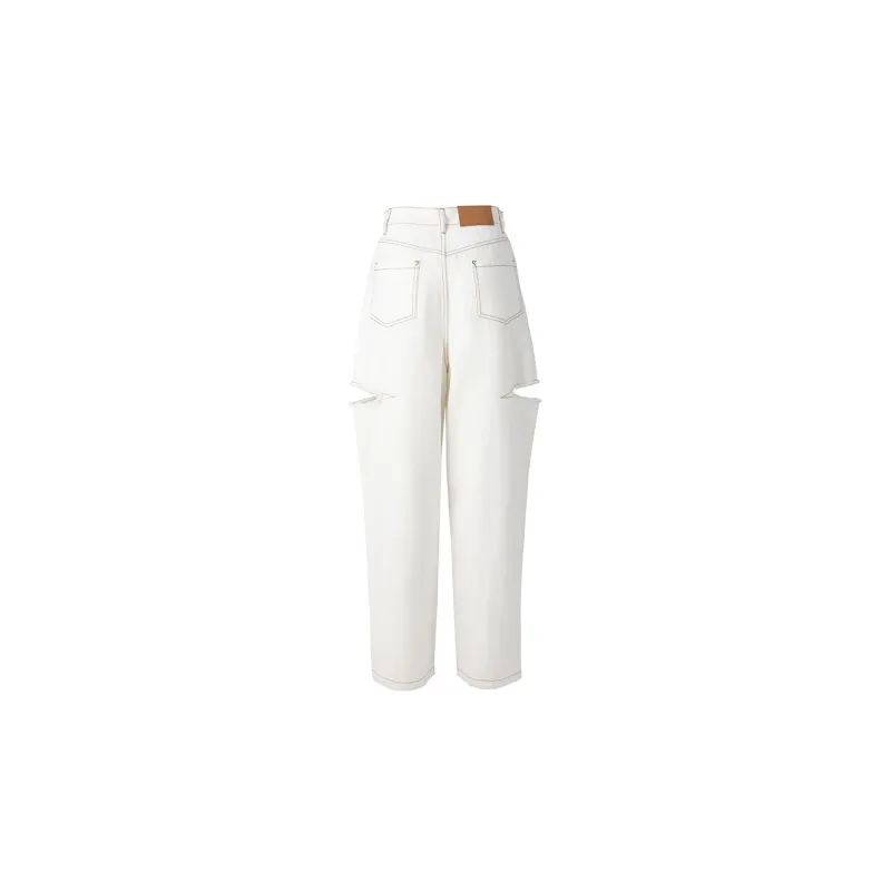 Charlie Luciano Jeans Unisex White-1