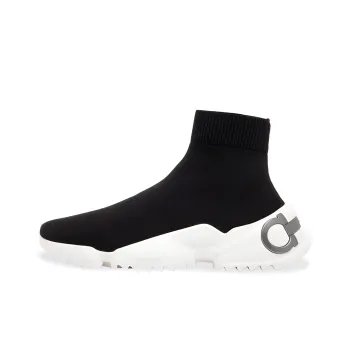 Ferragamo Casual Shoes Women's High Top Black